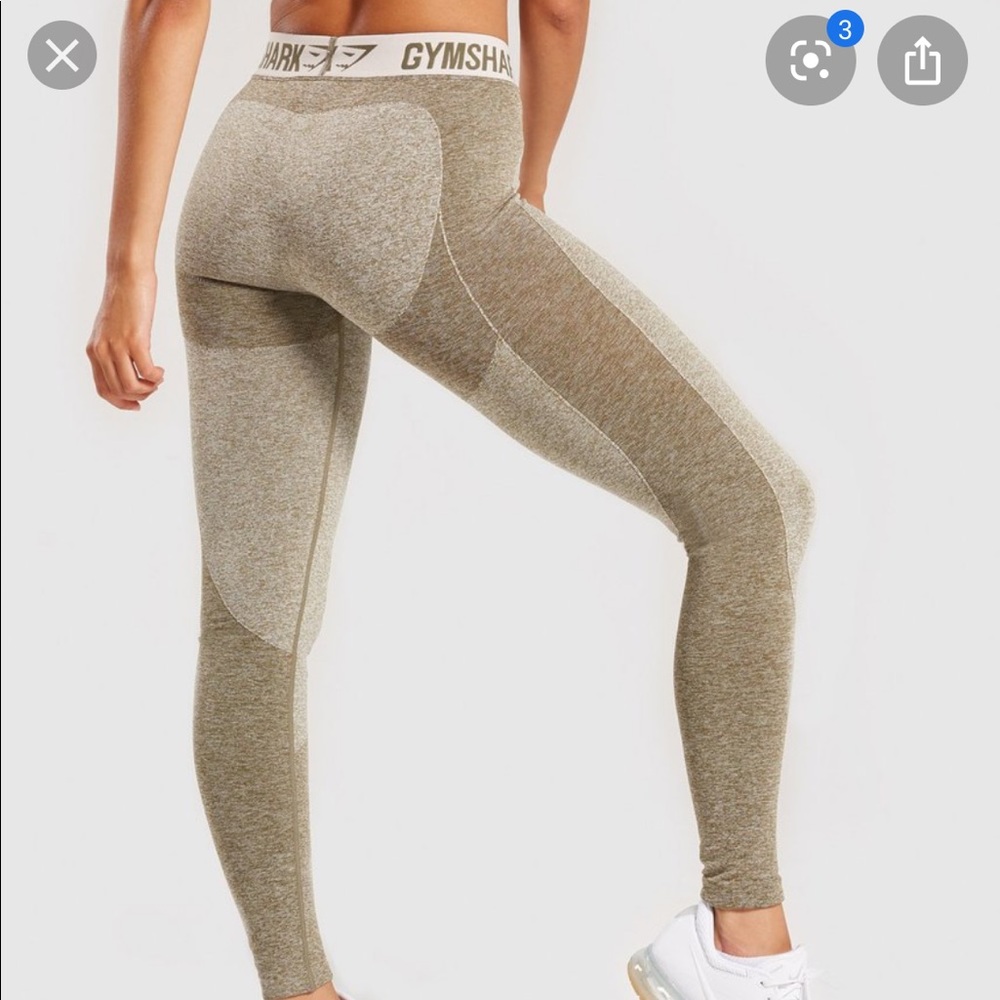 Gymshark Flex Leggings Khaki/Sand